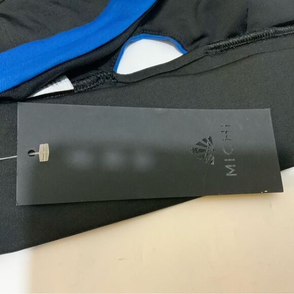 NWT MICHI  Sports Bra Blue and black size L - Picture 6 of 10